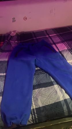 nike tech sweats blue