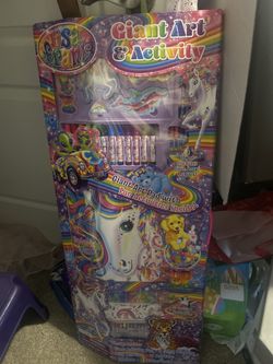 New Lisa Frank Giant Art & Activity Set Christmas Gift 