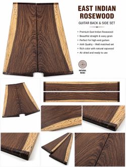 Figured rosewood for guitar tops / box / wood working projects