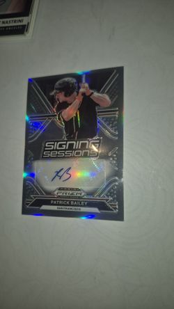 2021 Prizm Draft Picks Signing Sessions Patrick Bailey SS-PB