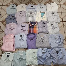 200 Used Quality Shirts, Pants,shorts. Large
