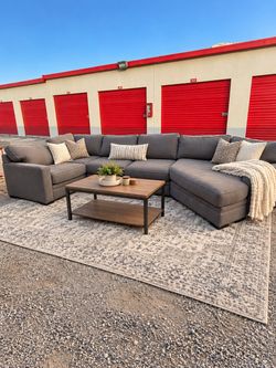 Gray-Brown Sectional Sofa – $469 | Delivery Available