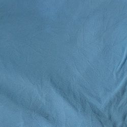 Brand New Bright Blue Heavy Duty Winter Fleece Fabric! Untrimmed 1 1/3 Yards! 
