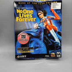 PC BIG BOX Operative: No One Lives Forever Game of the Year (PC, 2001) Complete
