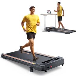 HomeTro 2.5HP Walking Pad with Incline, Compact Treadmill for Home/Office, Portable Under Desk Treadmills 300lbs for Jogging/Running, with LED Display