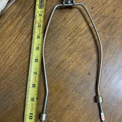 Lamp harp with finial