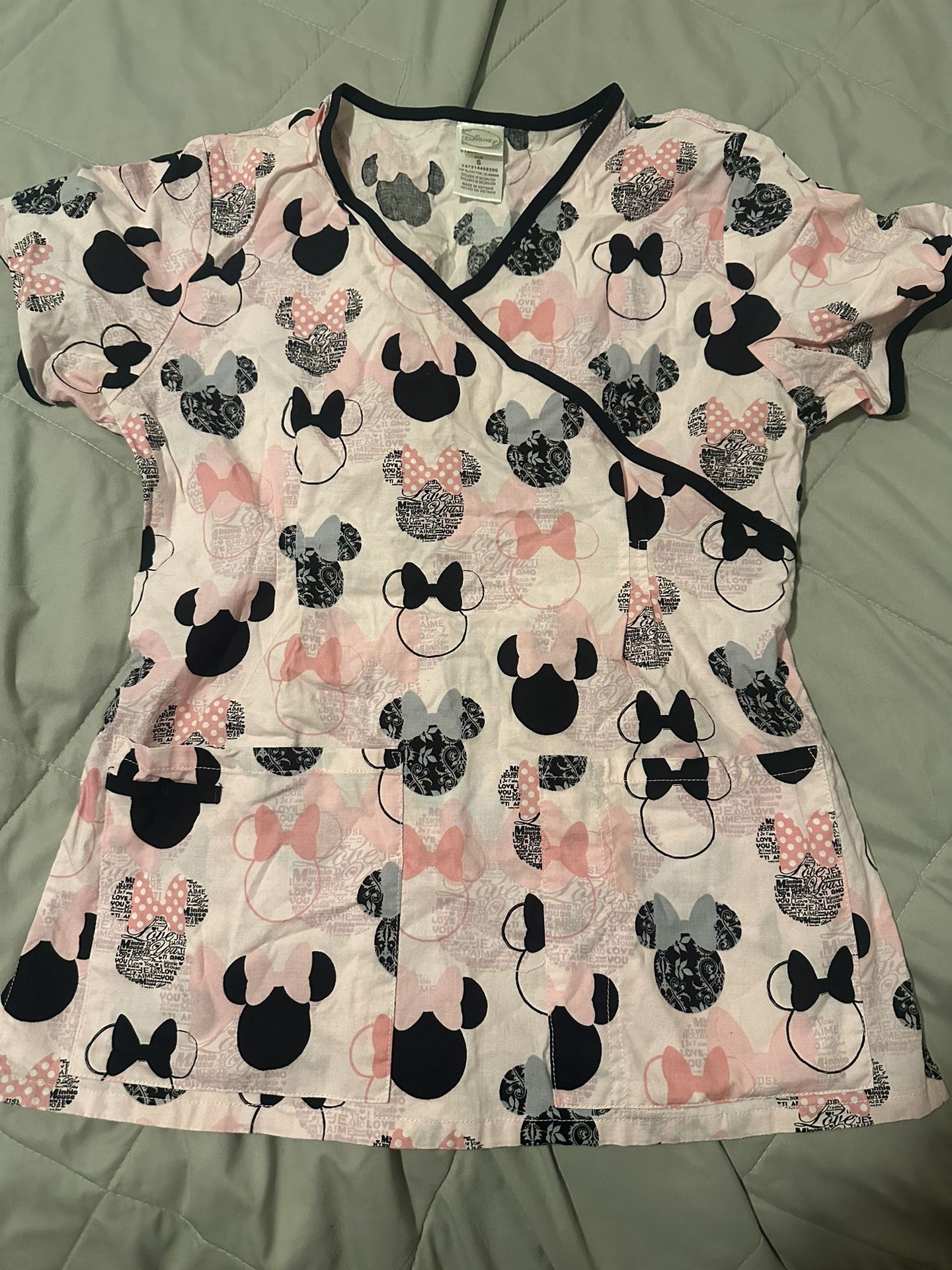 Disney Scrub Top