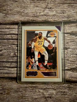 LeBron James 2020-21 Panini Threads Lakers Card