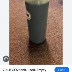 Used Empty C02 Tank