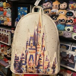 WDW 50th Anniversary Castle Bag Loungefly
