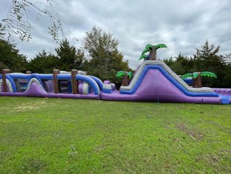72ft Purple Crush Obstacle Course 