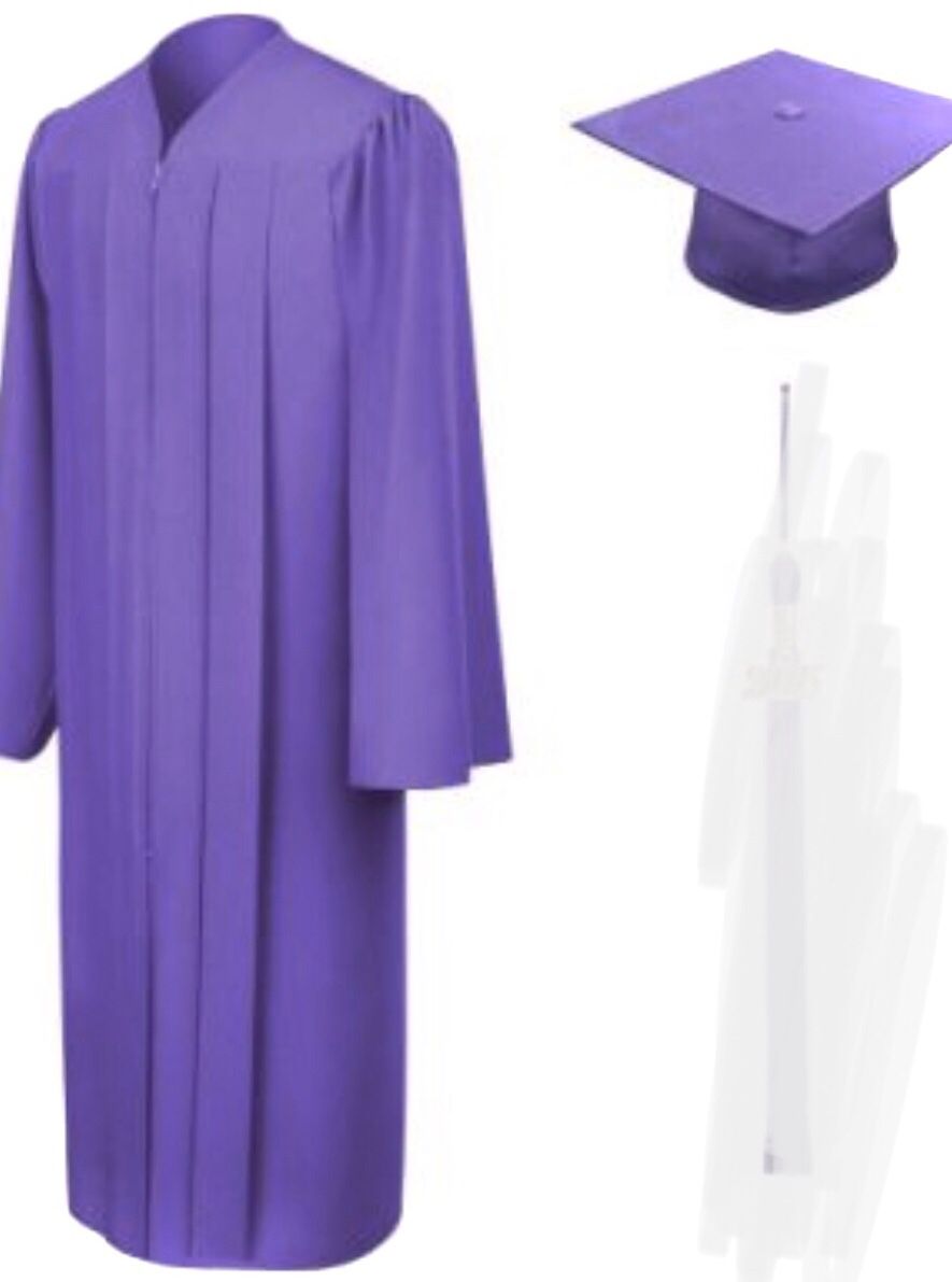Graduation cap and gown