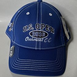 US Open Oakmont Golf 2016 116th USGA Golf Hat Baseball Cap Adjustable Blue  