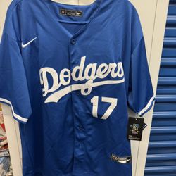 Dodgers Obtain Blue Nike Jersey Large New With Tags