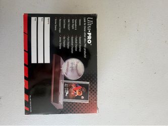 Unopened baseball card display