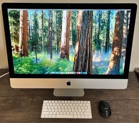 Mid-2017 27” 5k iMac. 4.2GHz i7 QC. 512GB SSD. 24GB Ram. MacOS 15.7.7 Sequoia (OCLP)