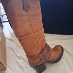 Cuadra Brown Leather Boots Sz. 7
