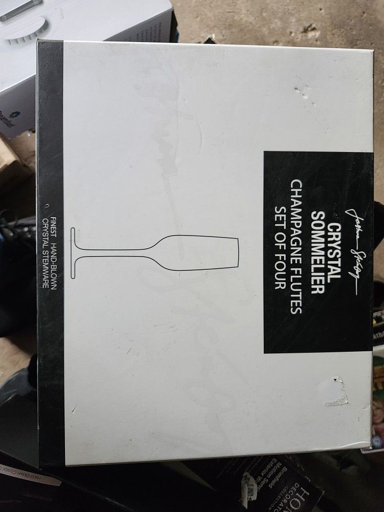New! Designer Champagne Flutes