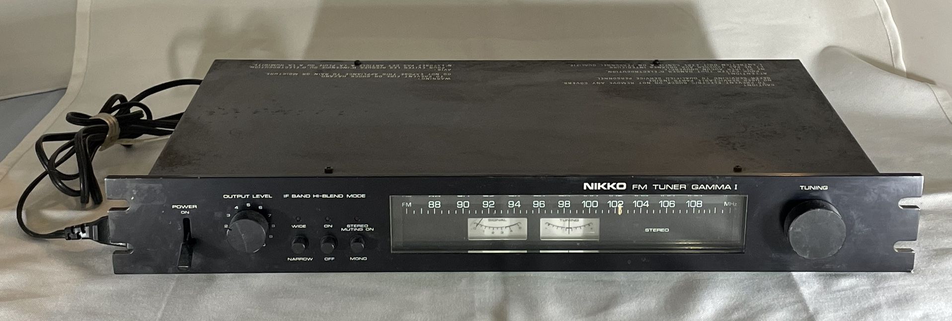 Nikko Gamma I FM Tuner