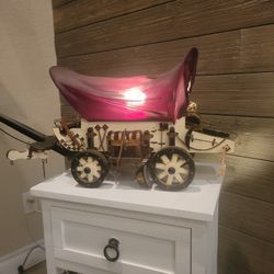 Vintage Stage Coach Hand Made Lamp