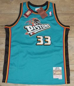 Detroit Pistons Grant Hill Mitchell & Ness Teal
