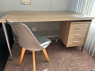 Desk and chair