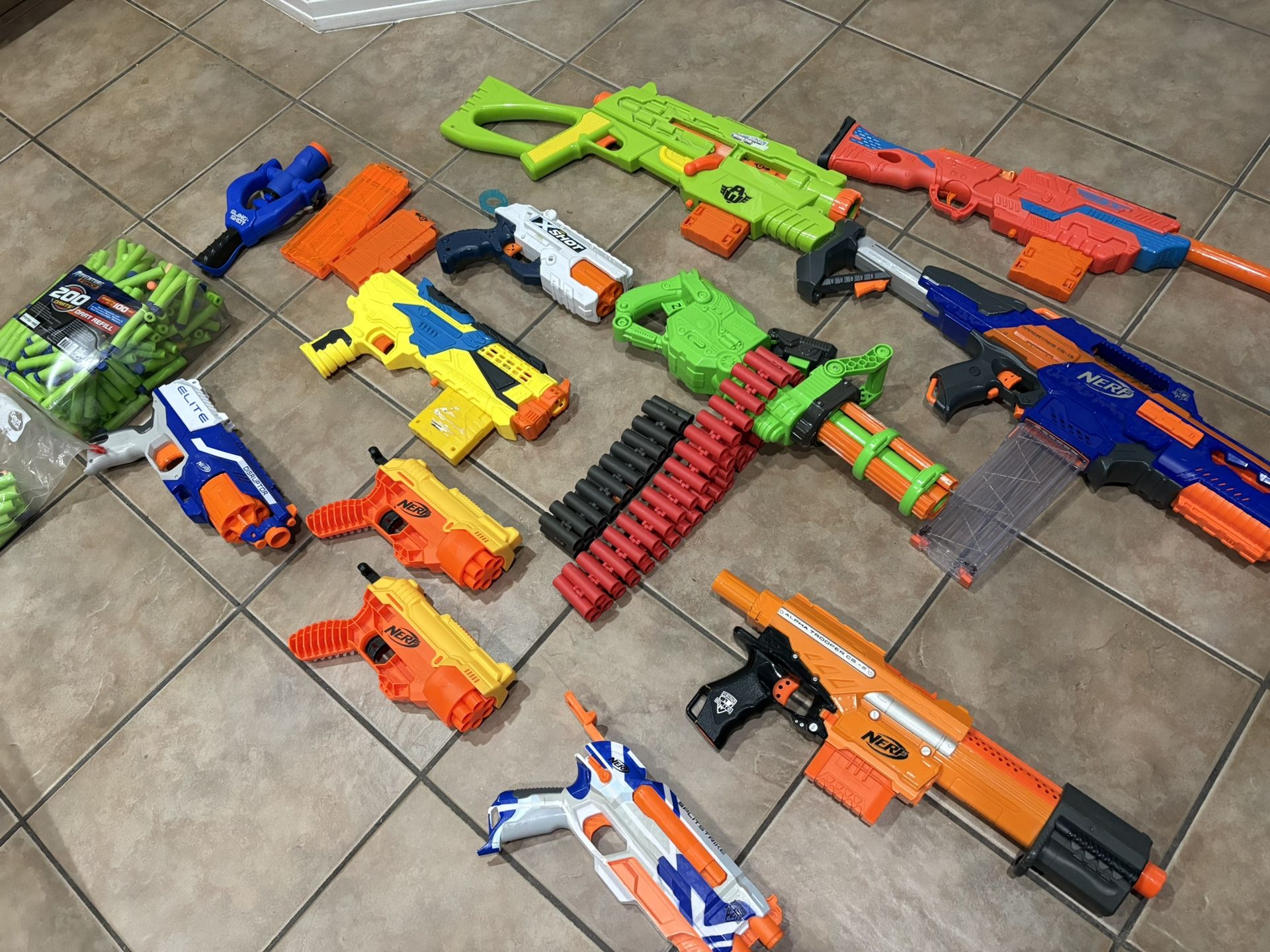 Nerf Gun Lot