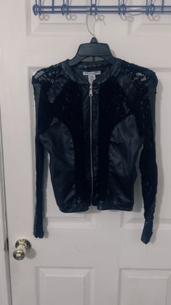 Sabrina Lauren, Lace And Leather Jacket