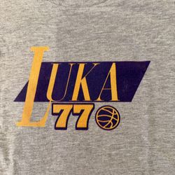 Luka Dončić Luka Doncic LA Lakers # 77  LA -  T- Shirt.  Size Youth Small -  NEW