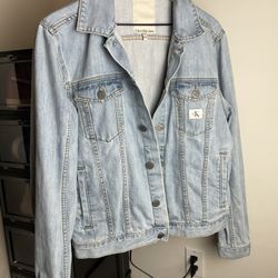 calvin klein denim jacket medium 