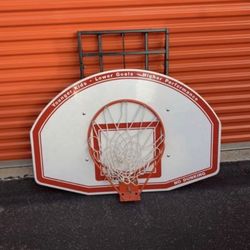 Bison Adjustable basketball hoop 