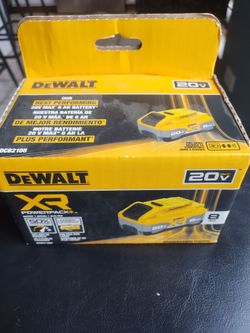 20 v DeWalt XR 8 ah battery
