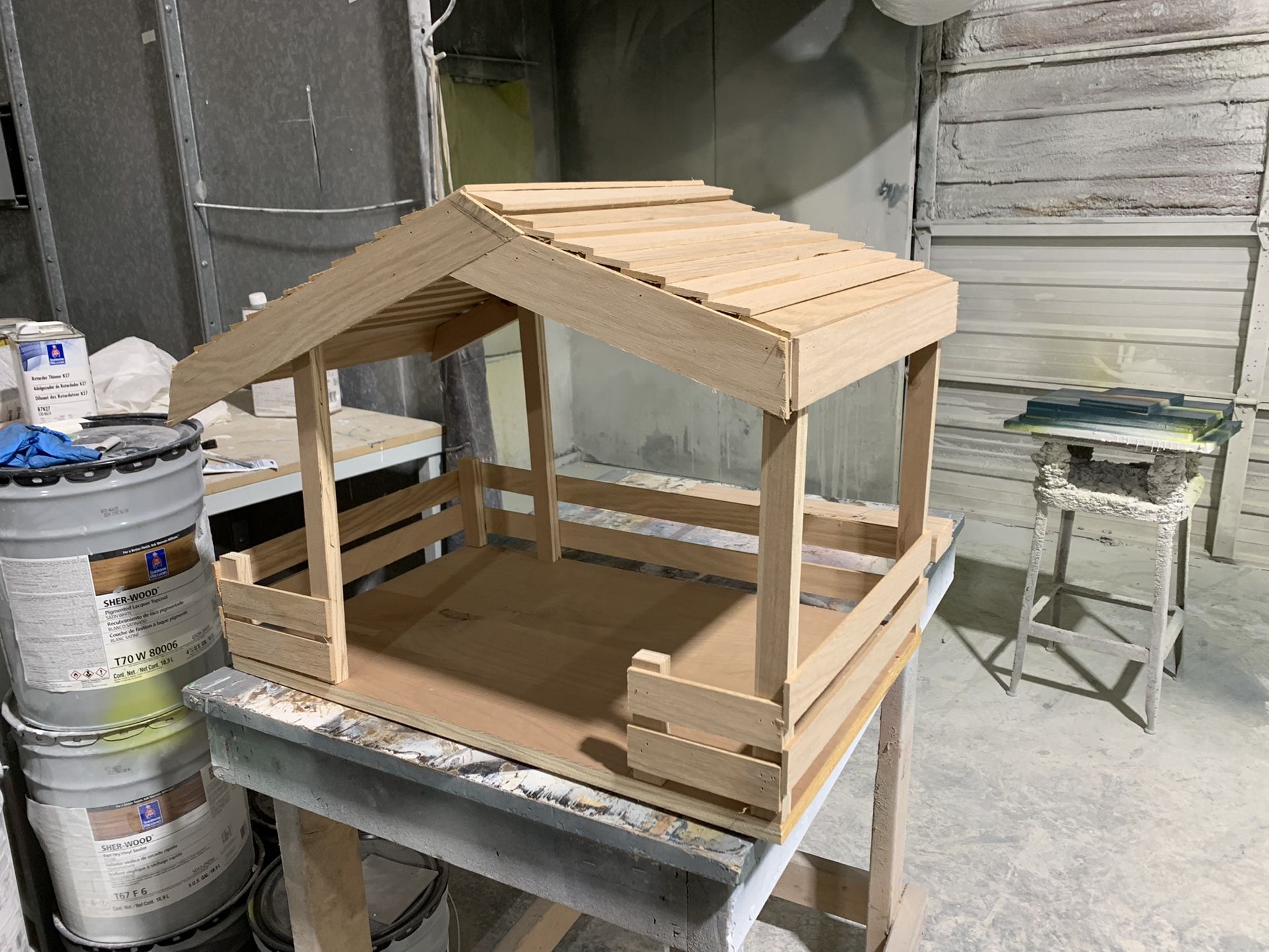 Casita Para Nacimiento 18 Pulgadas X 22 Pulgadas