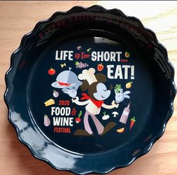 Disney Food And Wine Festival Pie Plate
