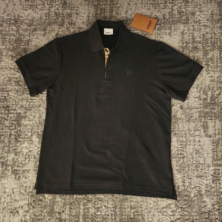 Burber Black Polo Shirts S-XXL 