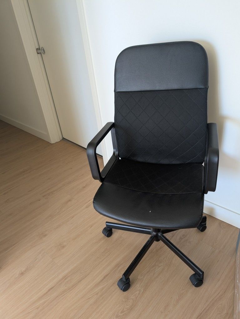 Ikea Renberget Swivel Chair Black