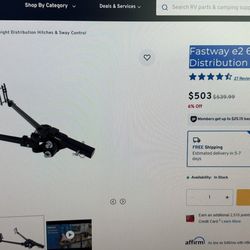 Heavy Duty Weight Distribution Hitch/Sway Control
