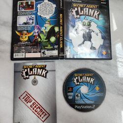 Secret Agent Clank (Sony PlayStation 2, 2009) PS2 Complete CIB Tested & Working