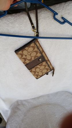 Authentic Coach Wristlet