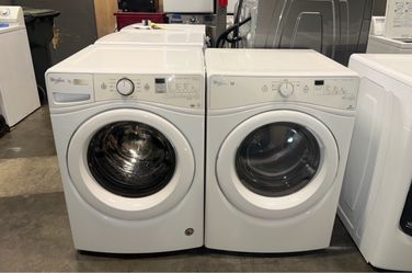 WHIRLPOOL XL CAPACITY WASHER DRYER ELECTRIC SET FREE DELIVERY