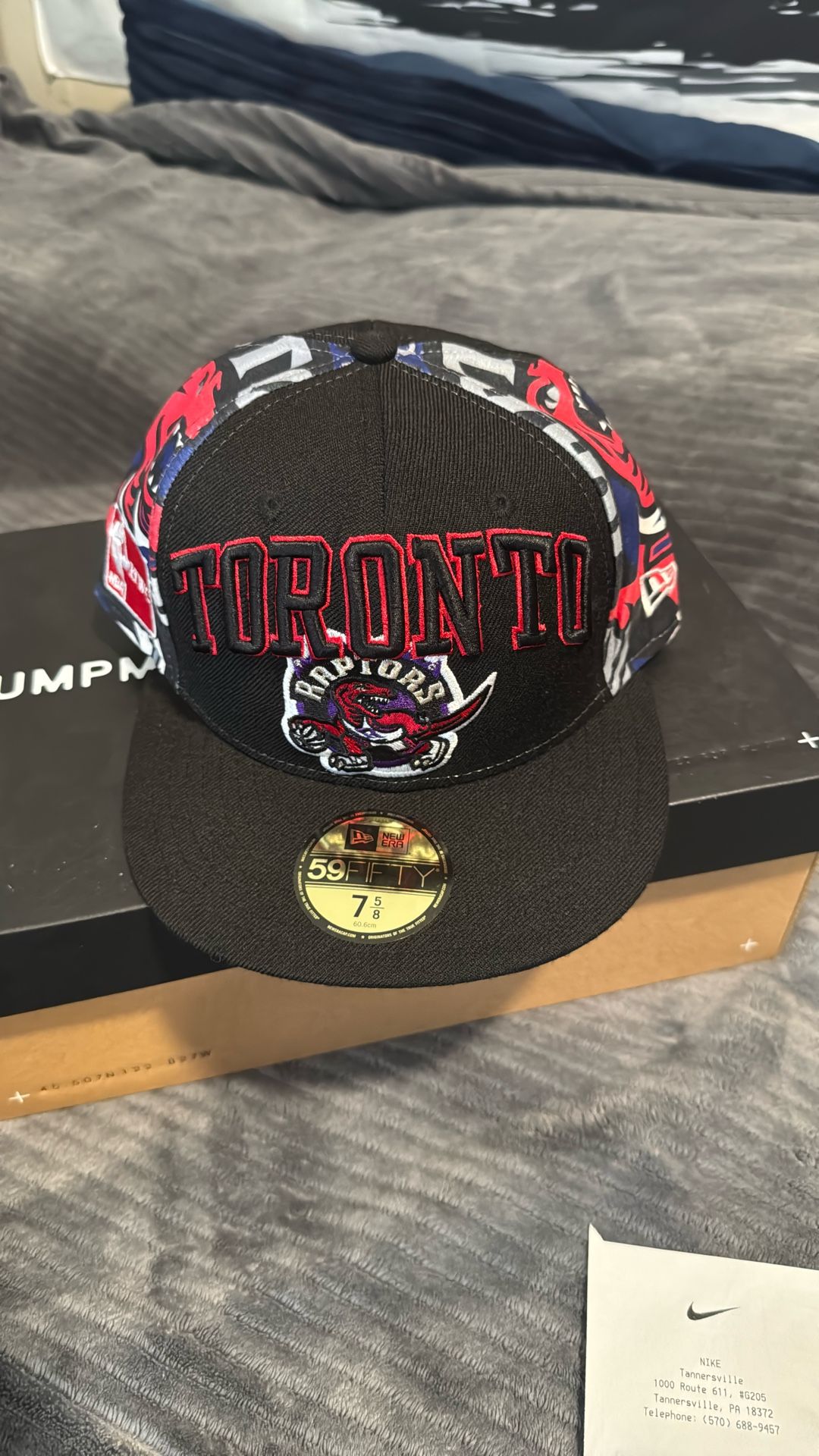 Toronto Raptors Fitted 7 5/8