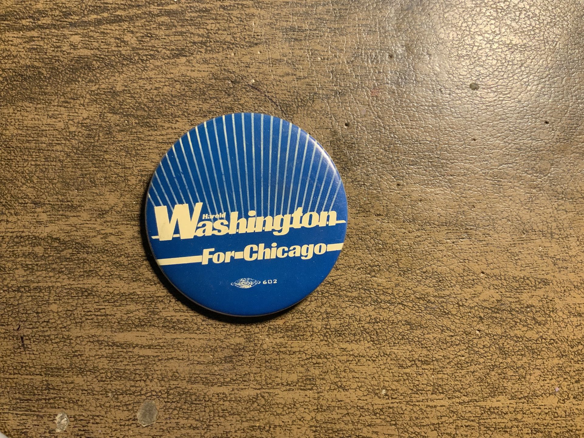 Washington For Mayor Campaign Button