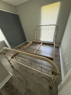Antique Iron Bed Frame