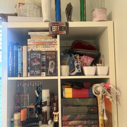 White Hanging Storage Shelf 