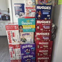HUGGIES, PAMPERS N WIPES