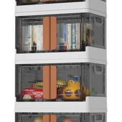 HAIXIN Plastic Storage Containers, Stackable Closet Organizers and Storage