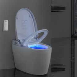 P01-PRO
Smart Toilet with Bidet Built-in, Bidet Toilet with LED Nightlight, Smart toilet with AUTO Open&Close/Remote Contro