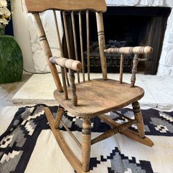 Antique/Vintage Children’s Rocking Chair Old