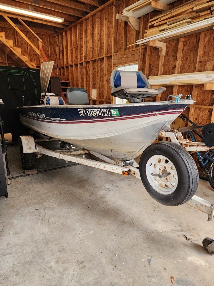 Fishing Boat With Trailer