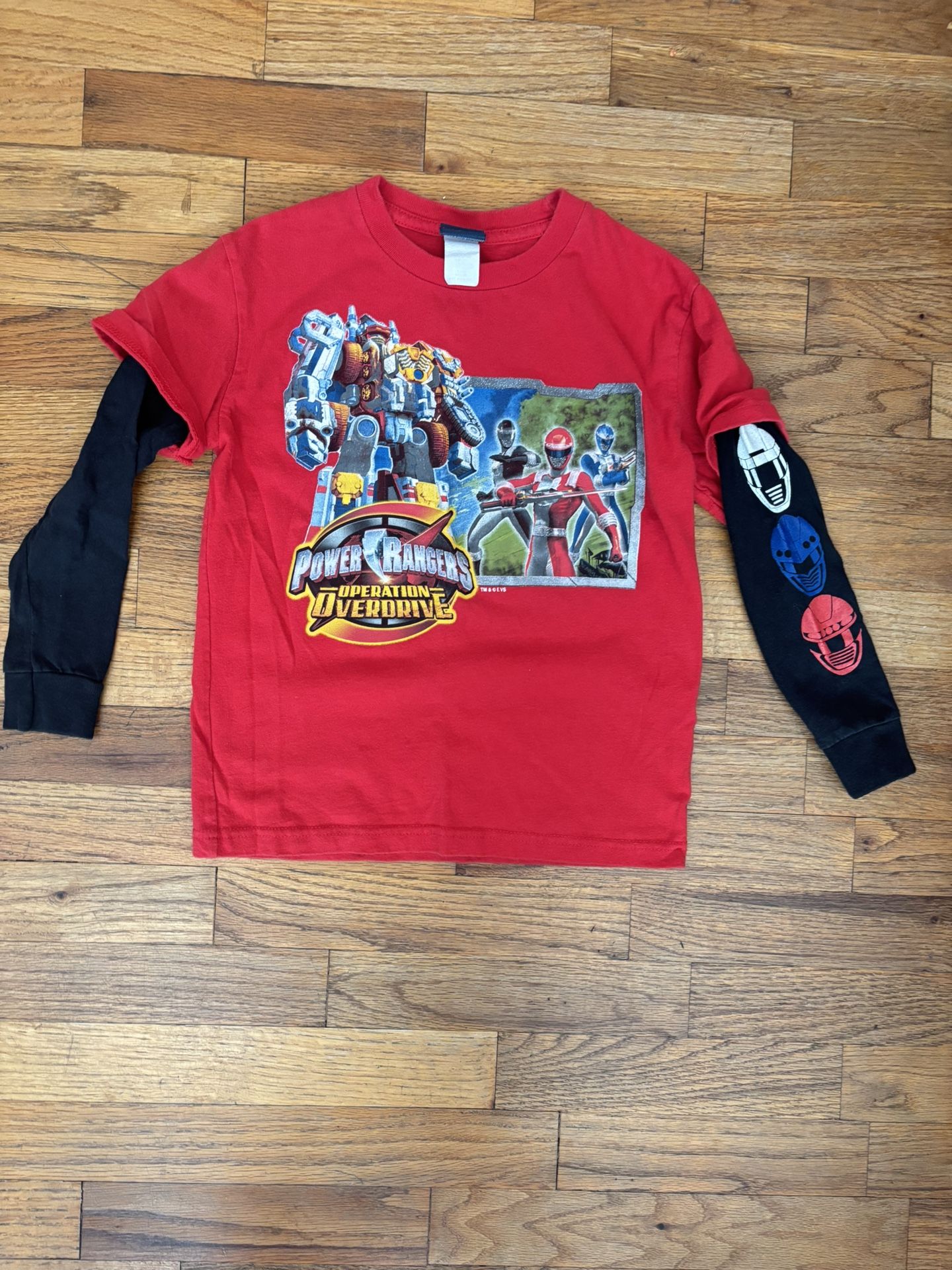 Power Rangers vintage 2007 long sleeve shirt